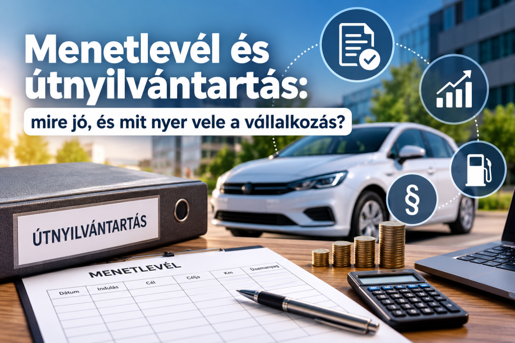 Menetlevél és útnyilvántartás céges autóhoz – költségelszámolás, jogszabályi megfelelés és flottakezelés